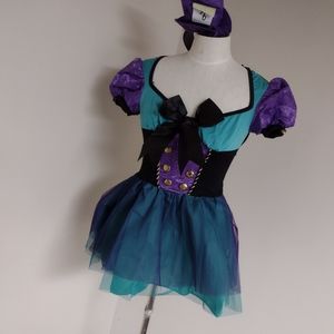 Mad hattress Halloween costume xsmall